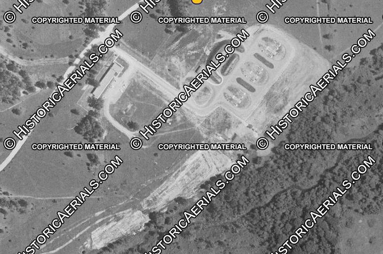 Nike Missile Base Park, Site D-87 - 1957 Aerial Photo